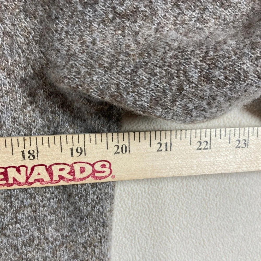 J. Crew Factory‎ Men's Wool Blend Crewneck Sweater Sz L Beige Preppy Classic